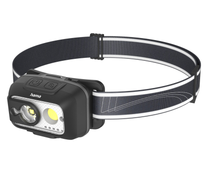 Latarka Hama Latarka czołowa, akumulatorowa led hl500-c, 500lm, 4 tryby